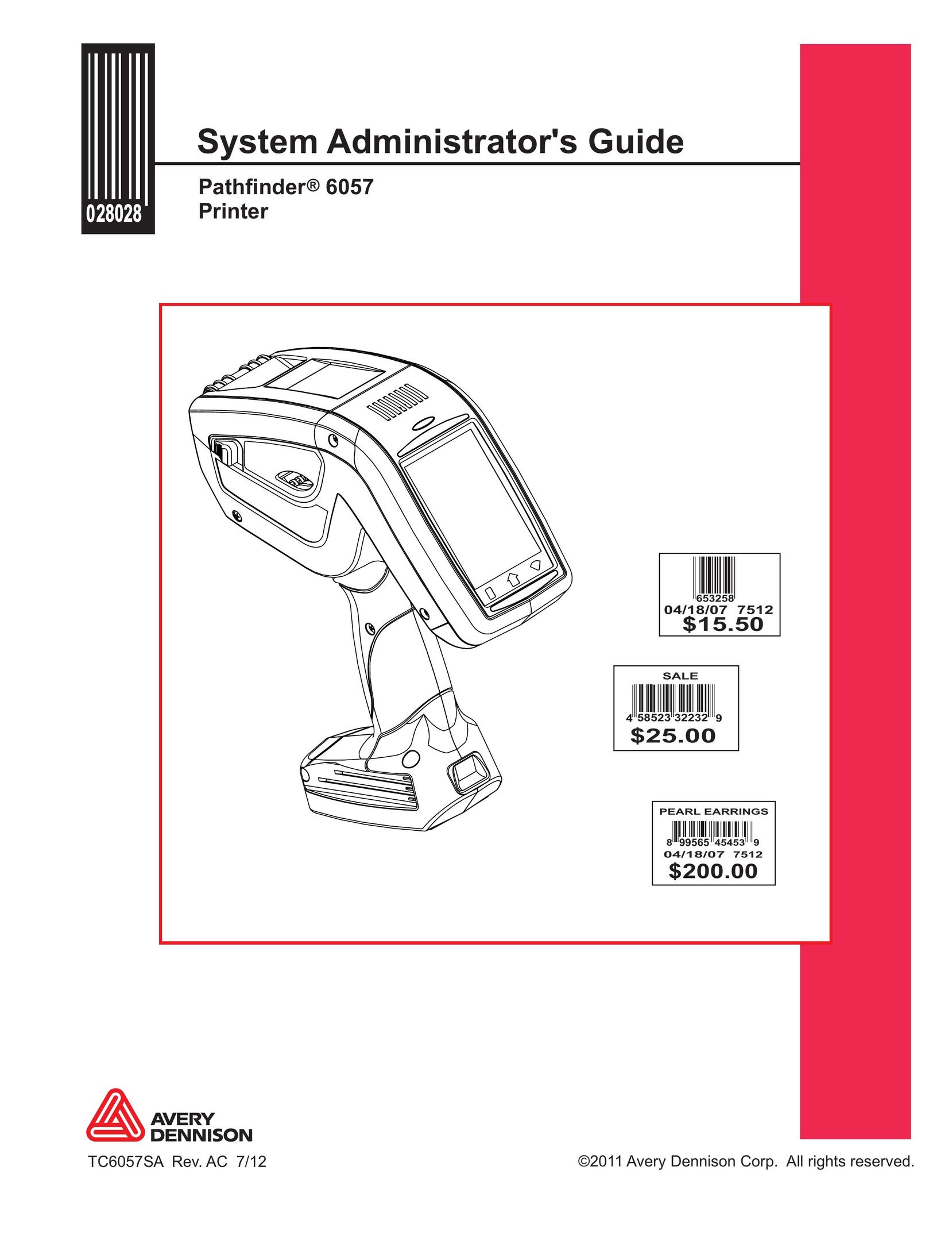 Avery 6057 Label Maker User Manual
