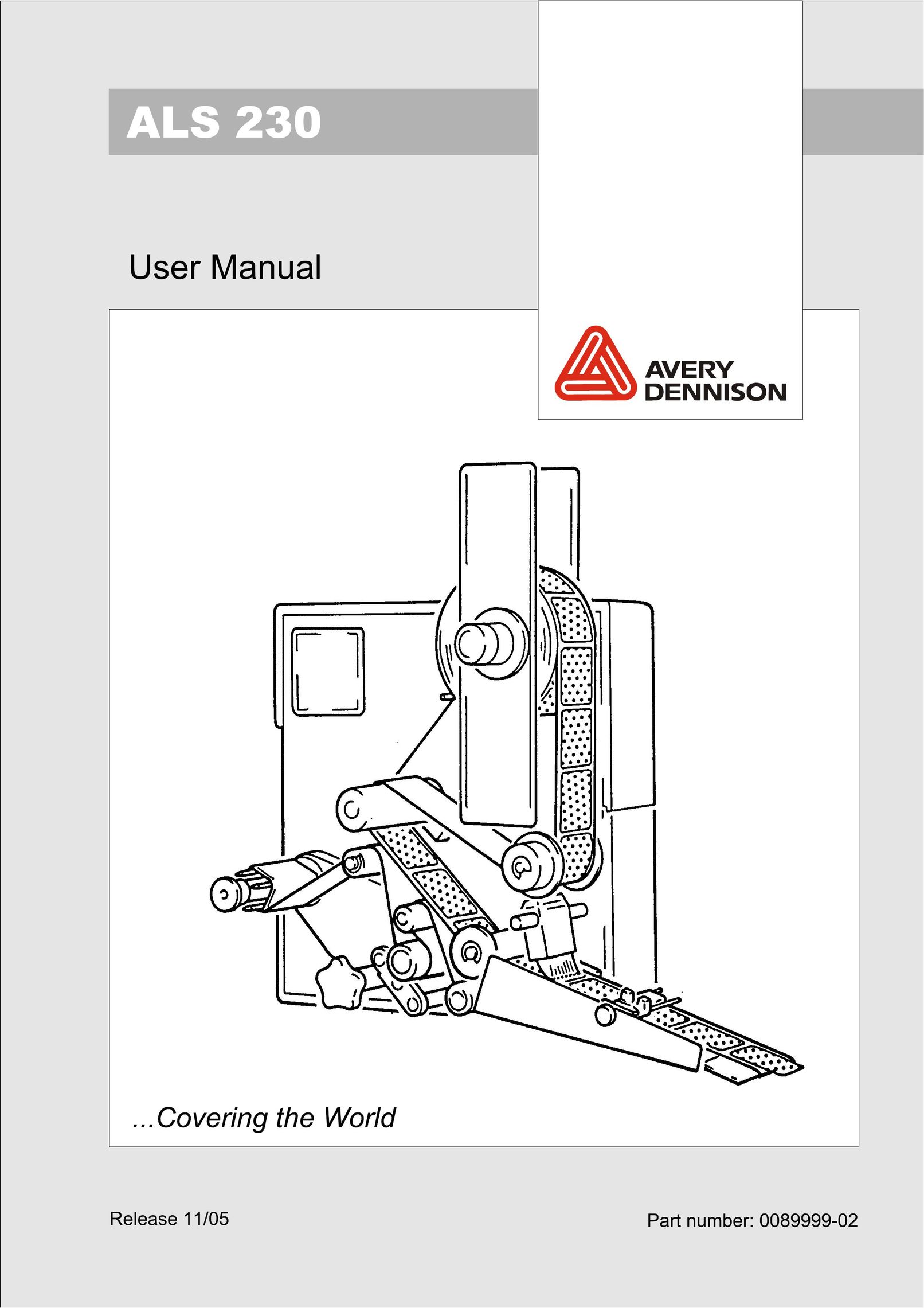 Avery ALS 230 Label Maker User Manual