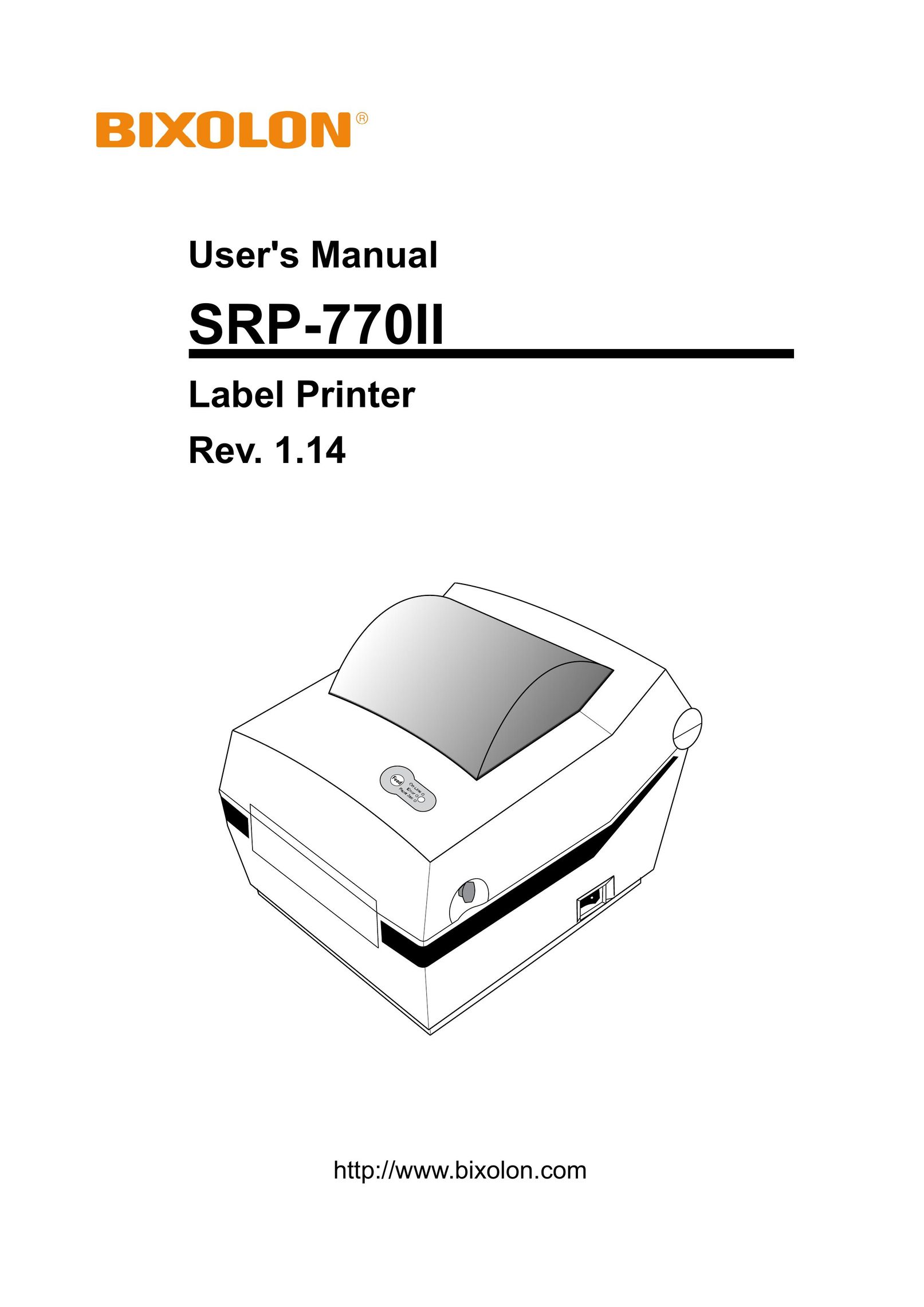 BIXOLON SRP-770II Label Maker User Manual