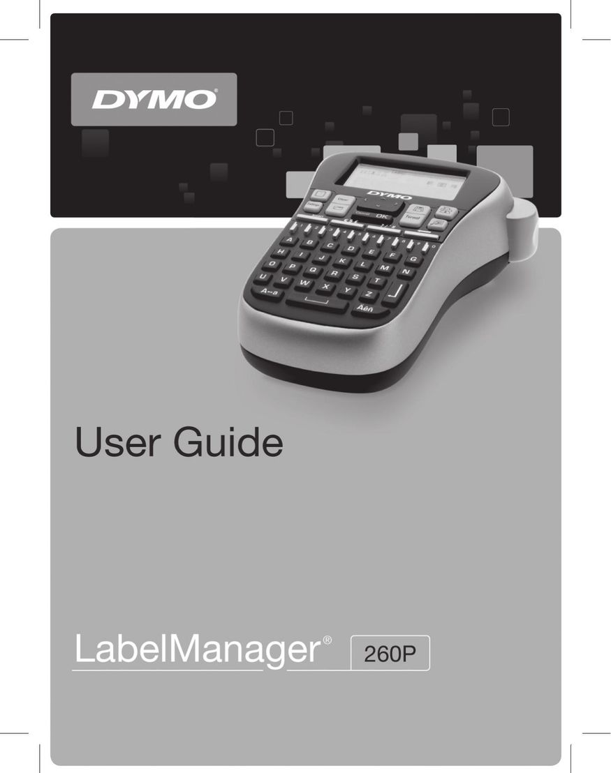 Dymo 260P Label Maker User Manual