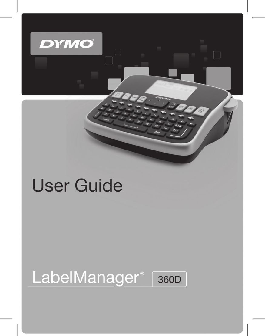 Dymo 360D Label Maker User Manual