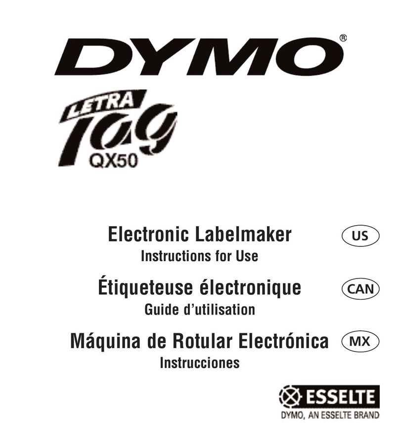 Esselte QX50 Label Maker User Manual