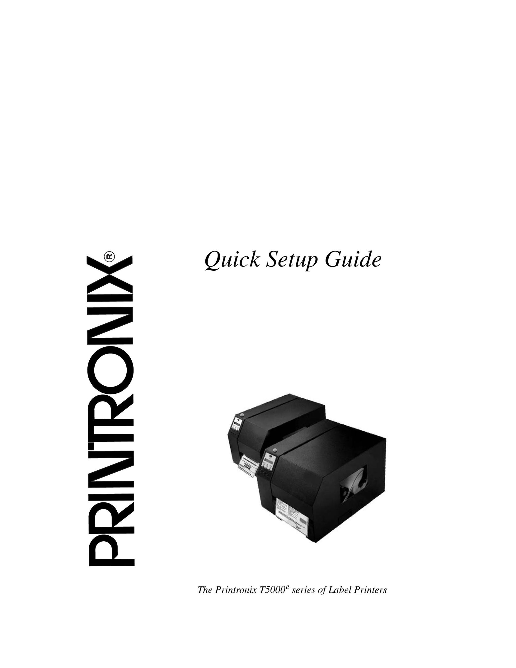 Printronix T5000e Label Maker User Manual