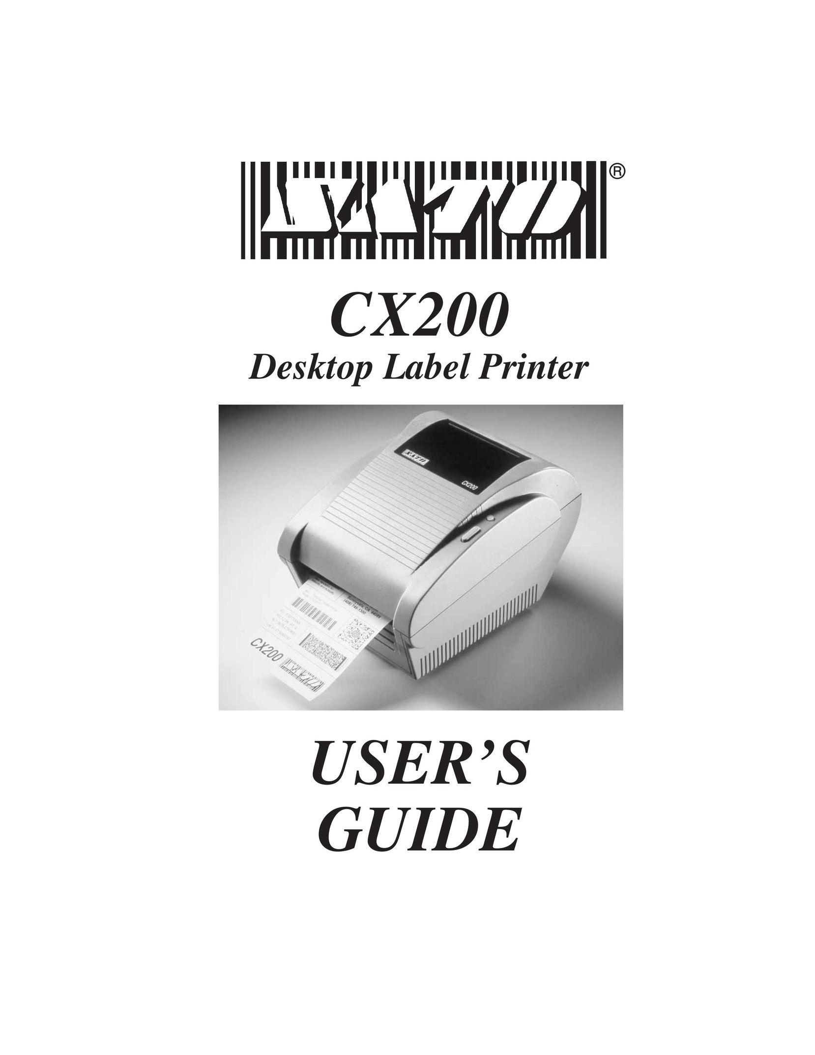 SATO CX200 Label Maker User Manual