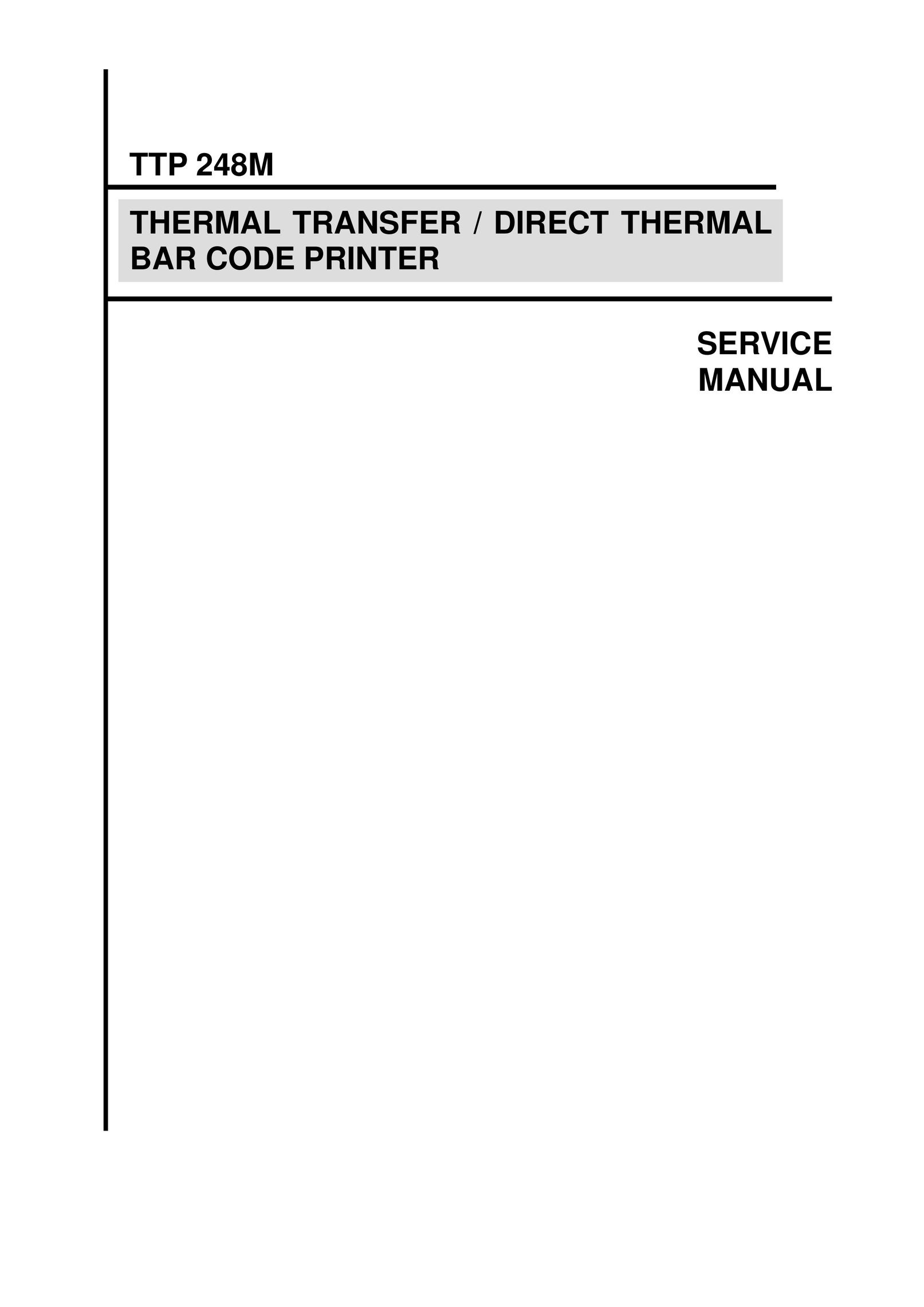 The Speaker Company TTP 248M Label Maker User Manual