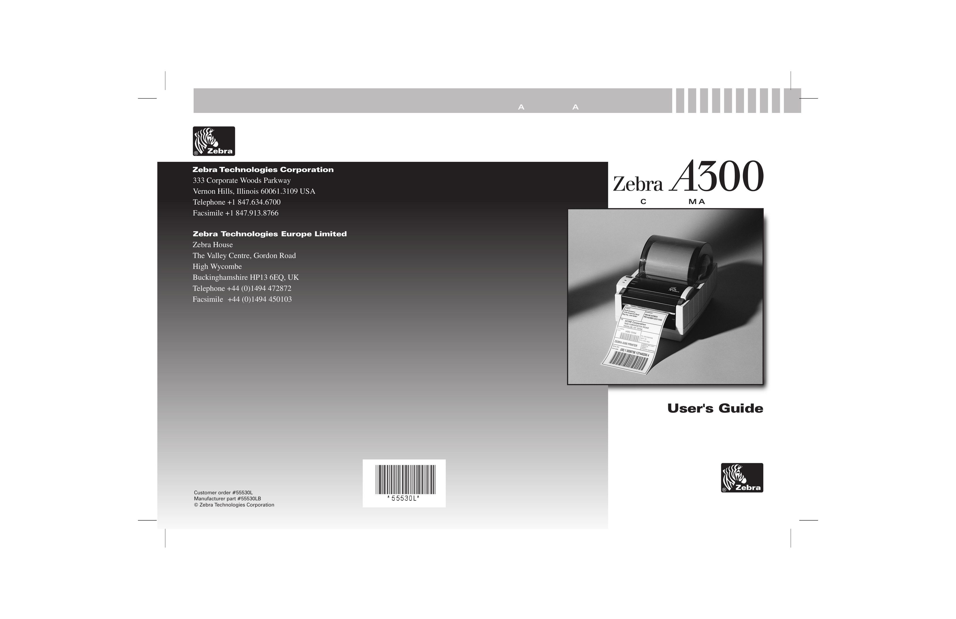 Zebra Technologies A300 Label Maker User Manual