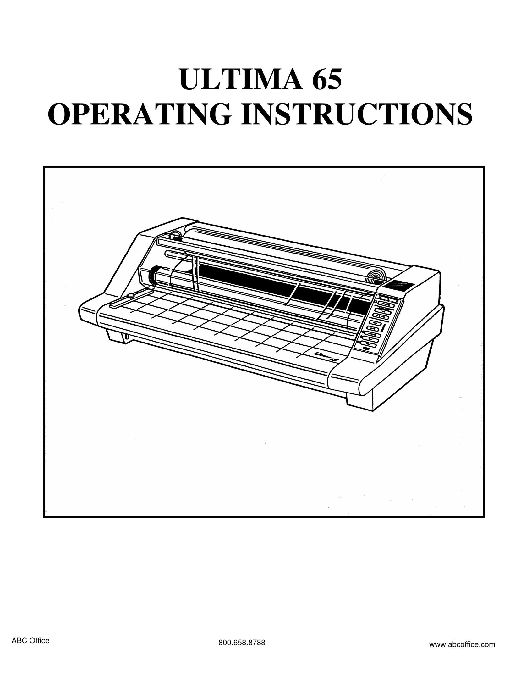 ABC Office ULTIMA 65 Laminator User Manual