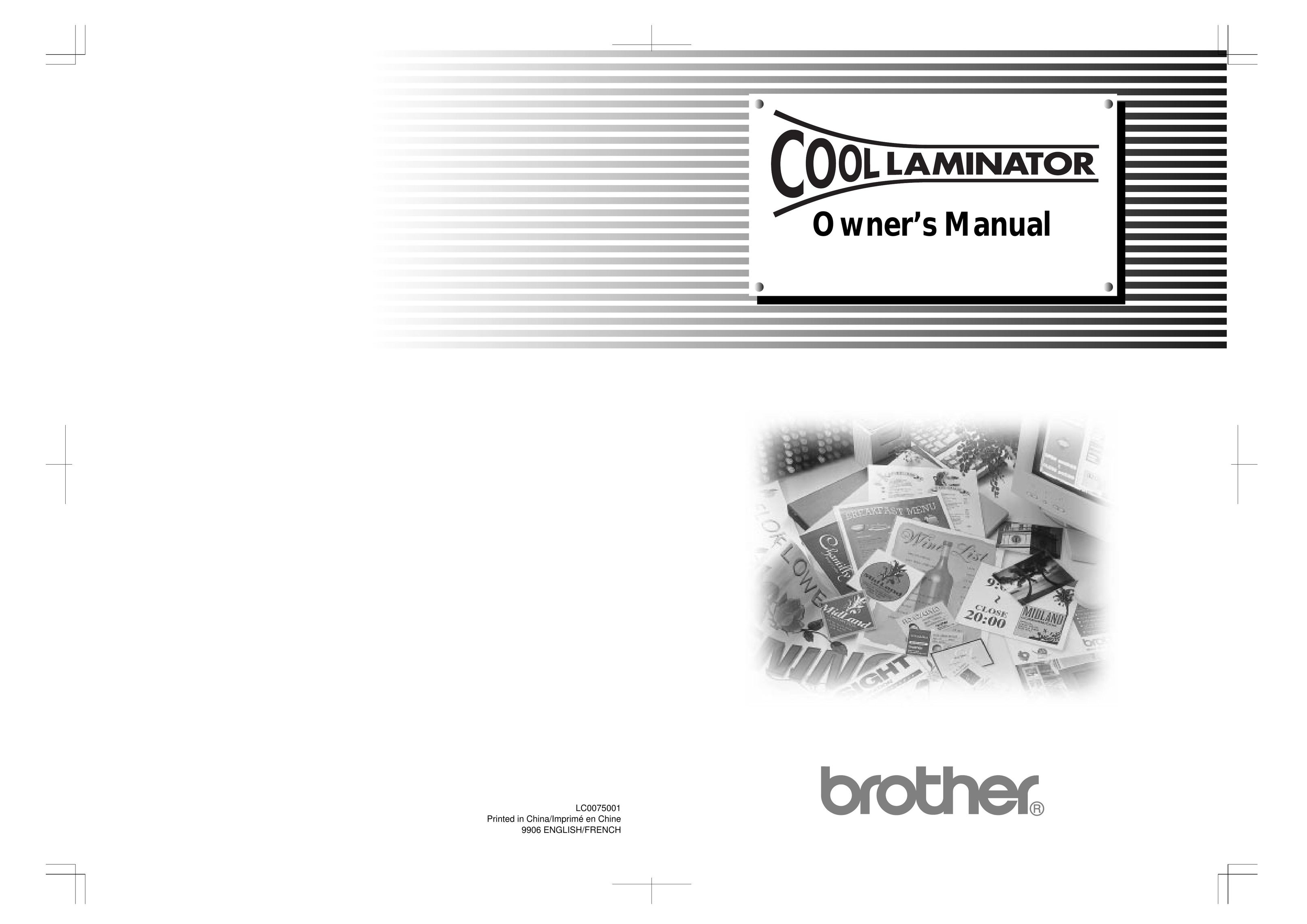 Brother LX-910D Laminator User Manual
