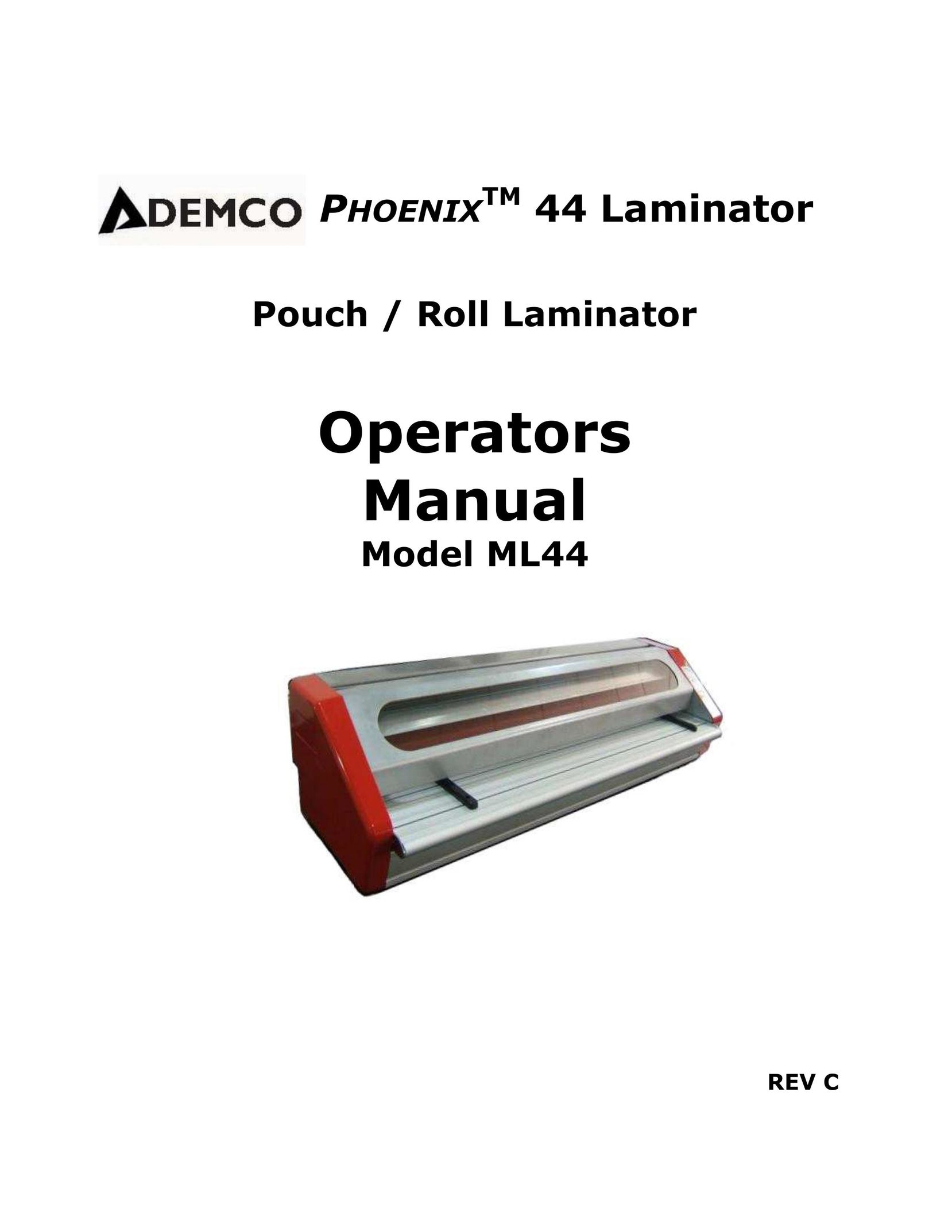 Demco ML44 Laminator User Manual