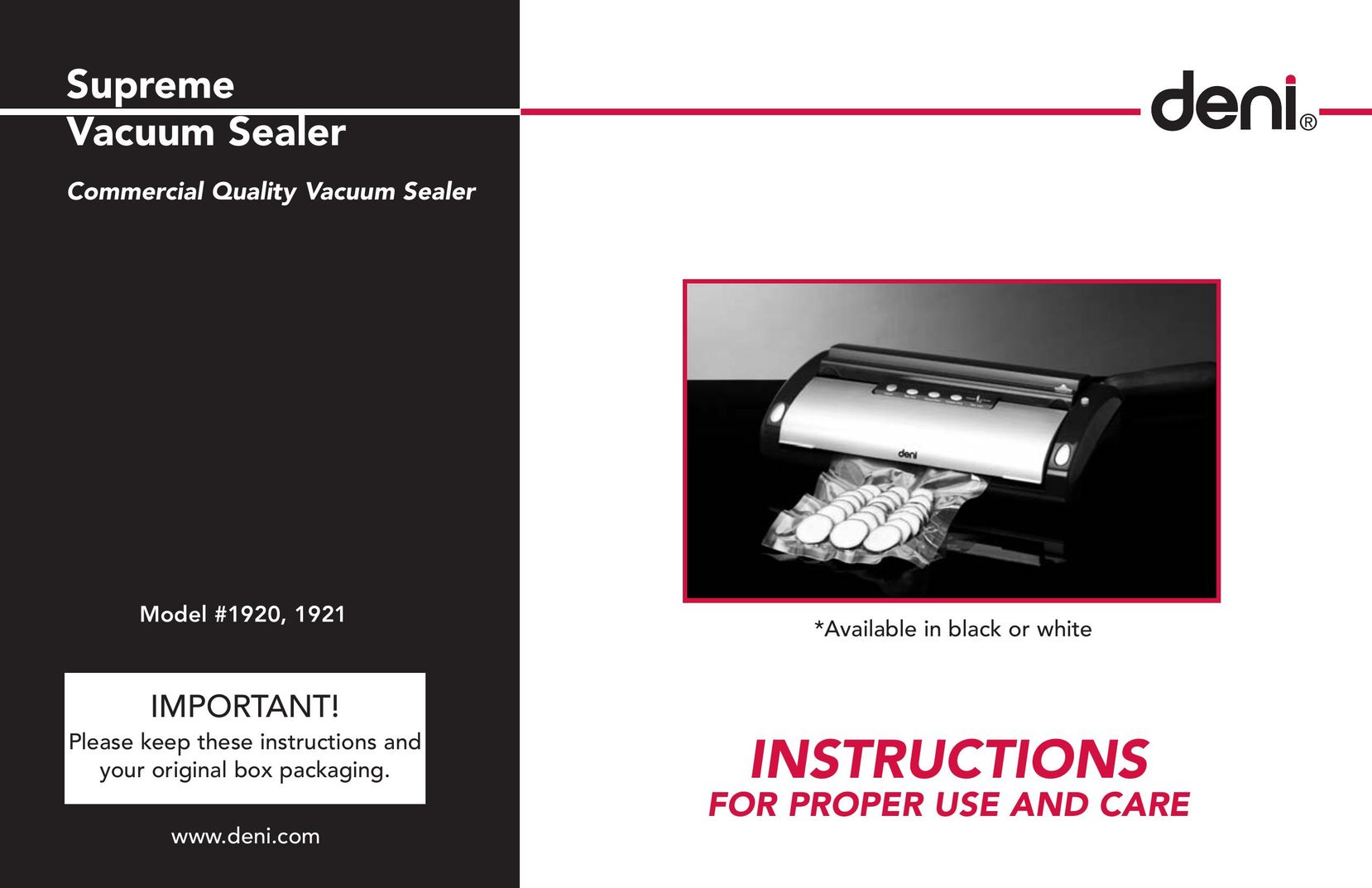 Deni 1921 Laminator User Manual