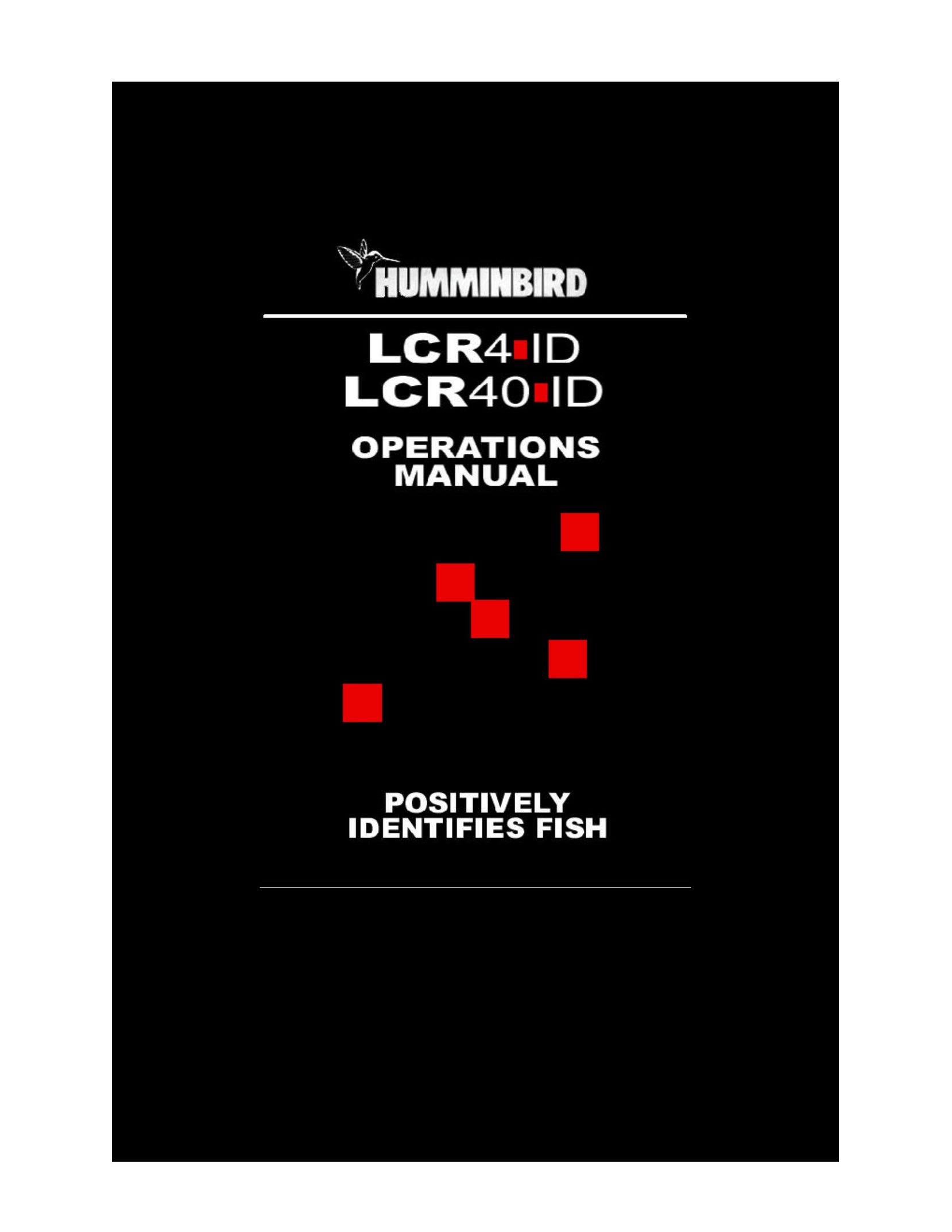 Humminbird LCR4 ID Laminator User Manual