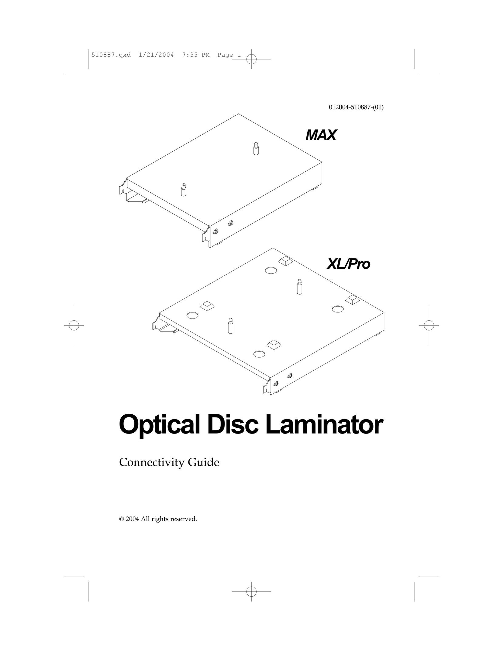 Primera Technology Max Laminator User Manual