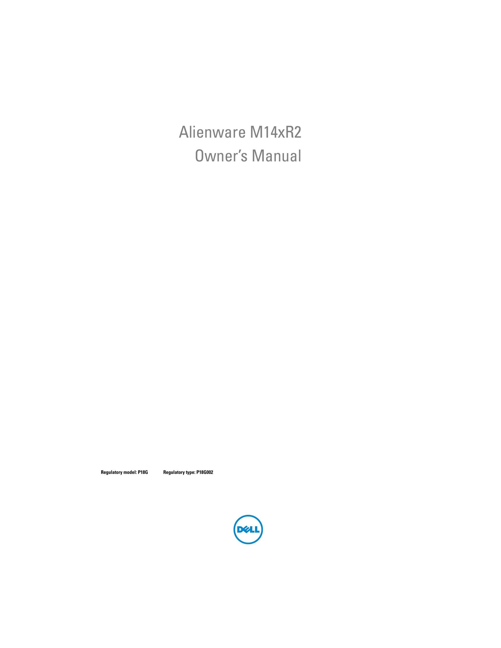 Alienware M14XR2 Laptop User Manual