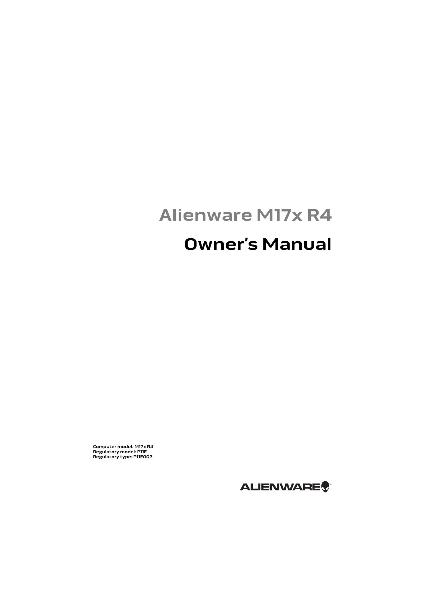 Alienware M17X R4 Laptop User Manual