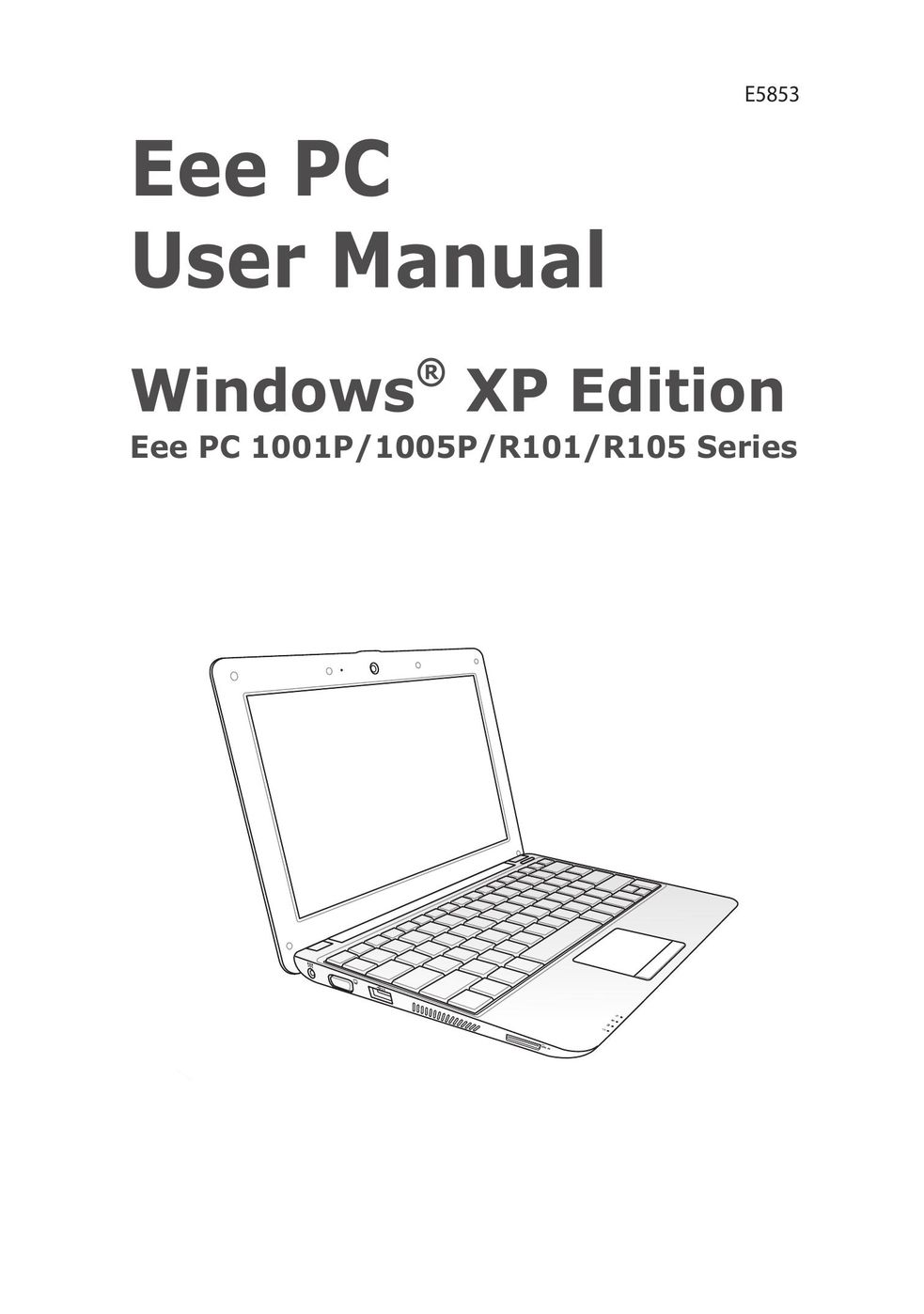 Asus 1001P-MU17-WT Laptop User Manual