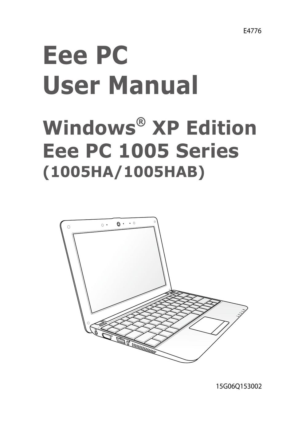 Asus 1005HAB-NOOS Laptop User Manual