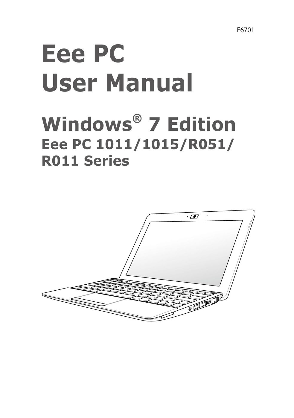 Asus 1011CX-MU10-BK Laptop User Manual