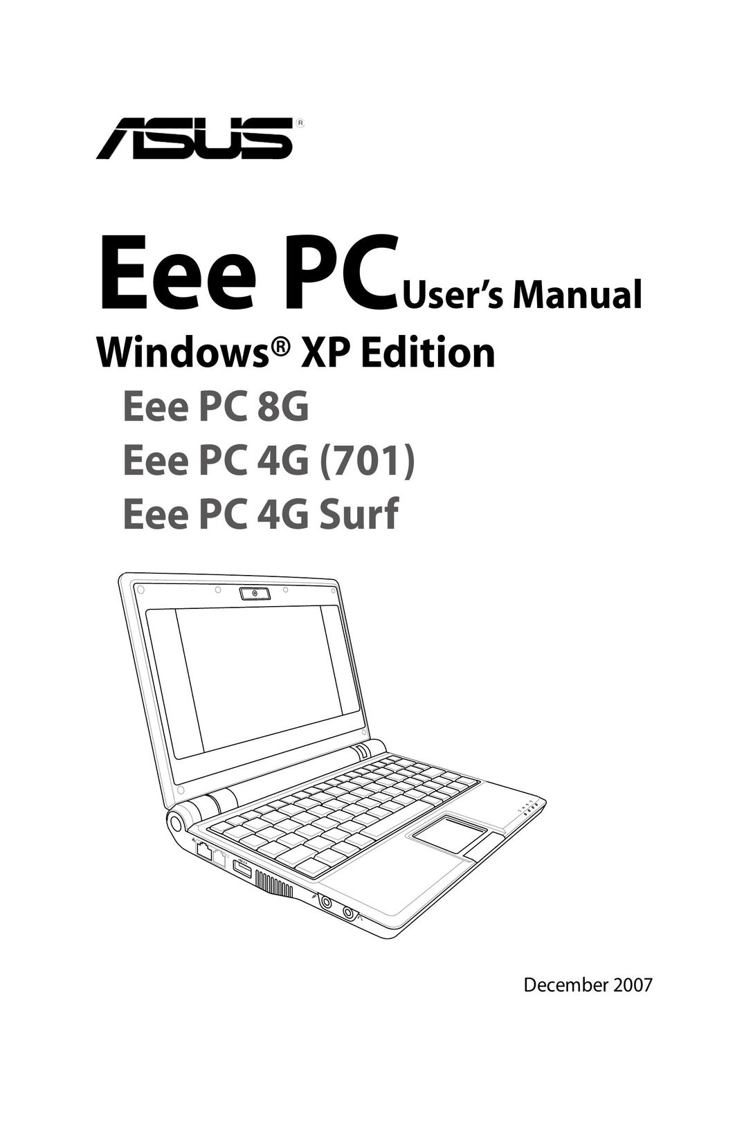 Asus 4G SURF Laptop User Manual