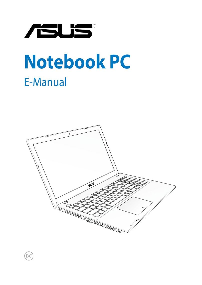 Asus A550L Laptop User Manual