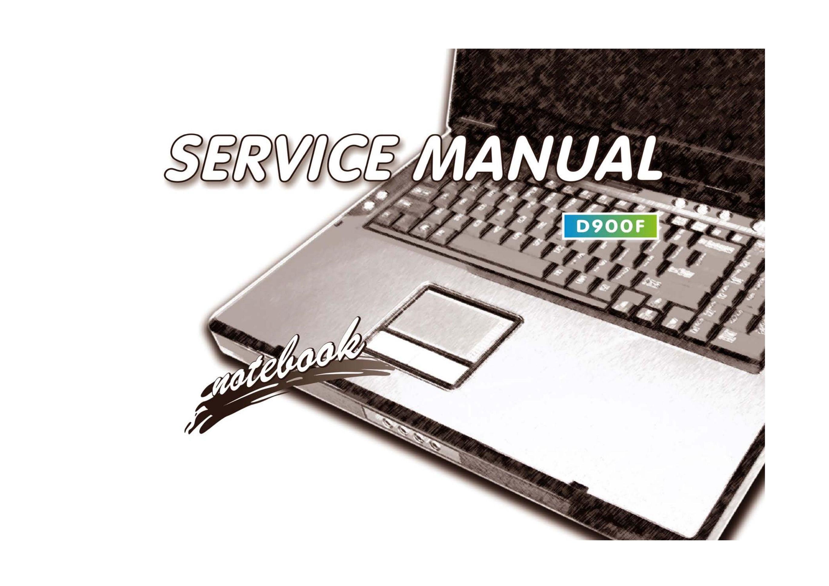 Clevo D900F Laptop User Manual