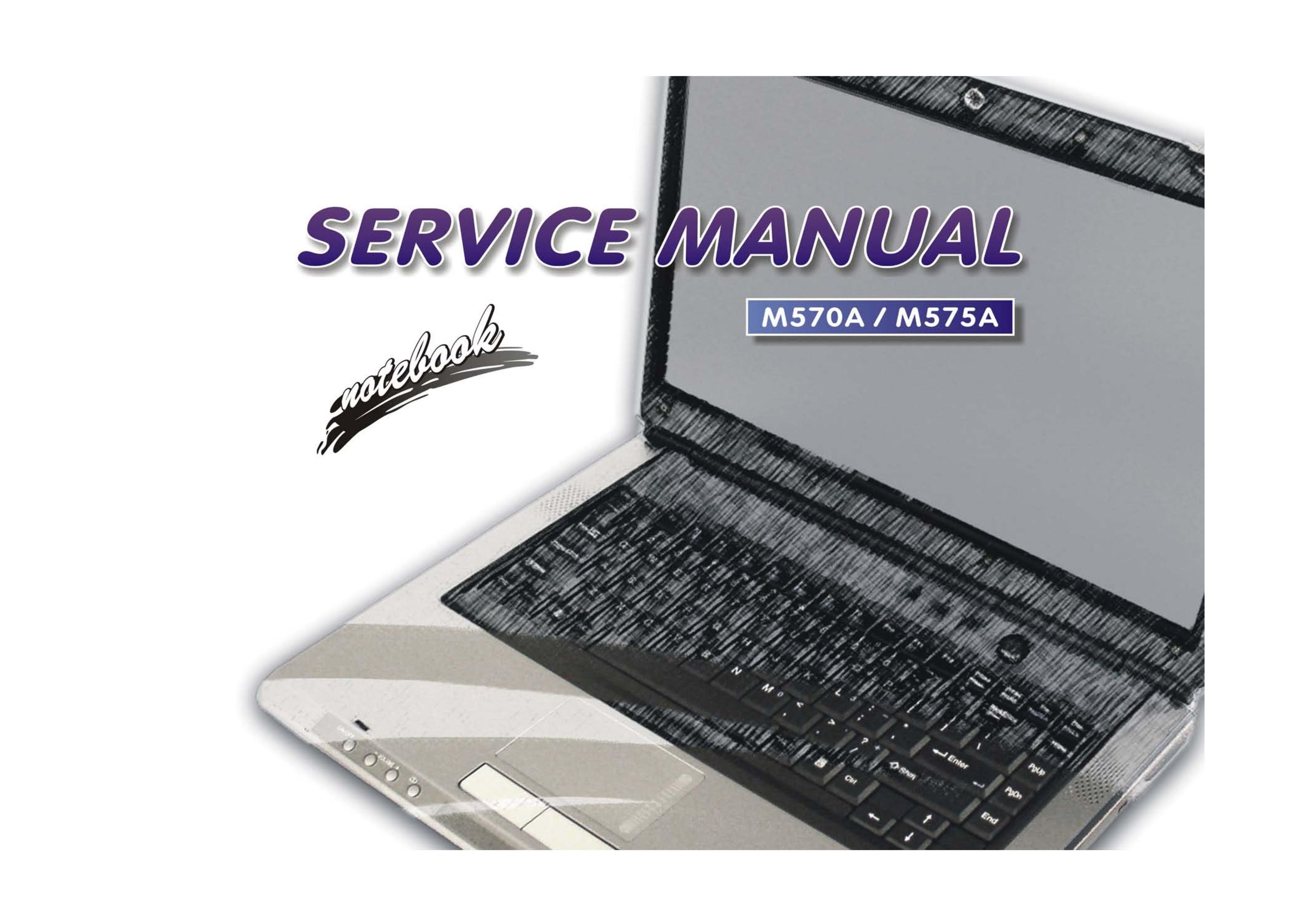 Clevo M575A Laptop User Manual