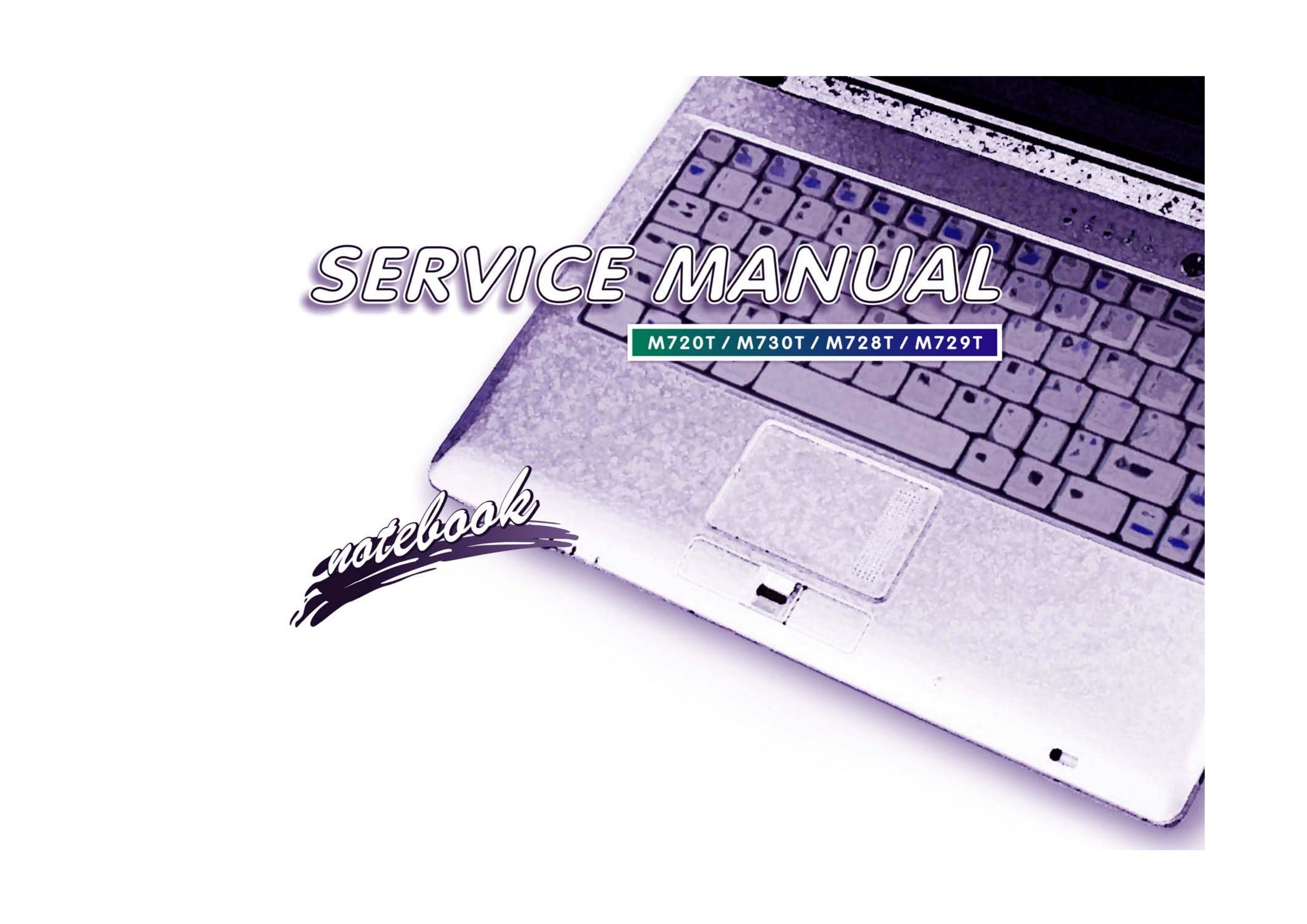 Clevo M728T Laptop User Manual