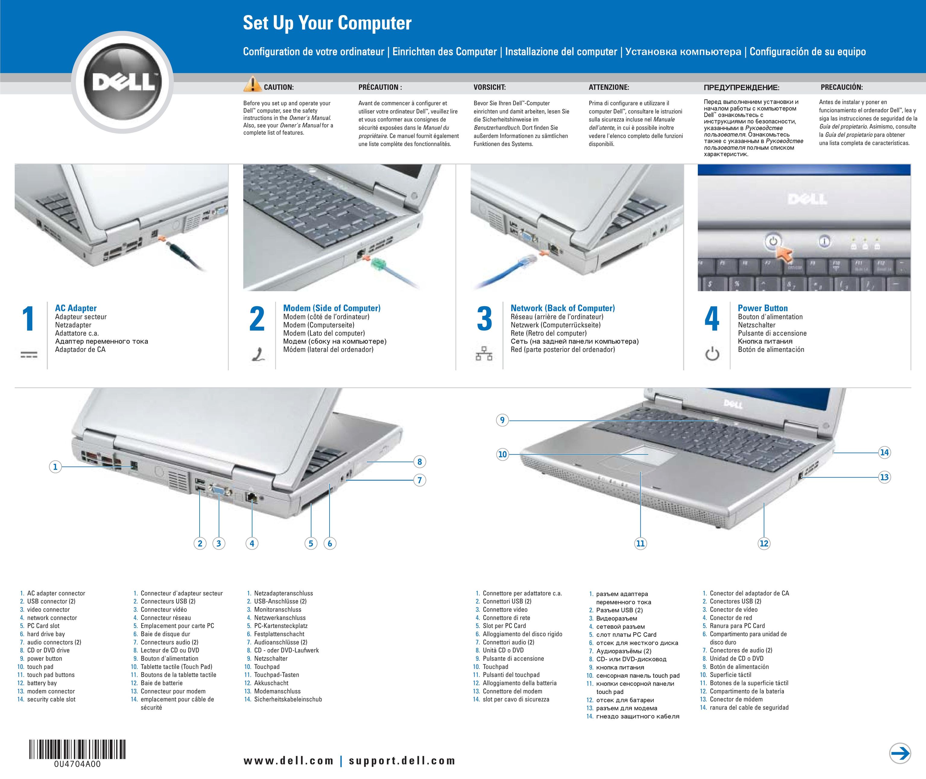 Dell 100L Laptop User Manual