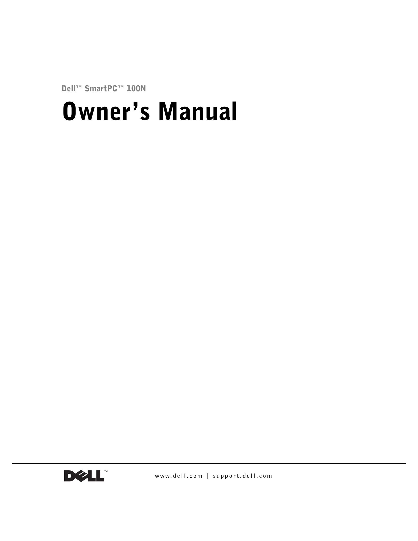 Dell 100N Laptop User Manual