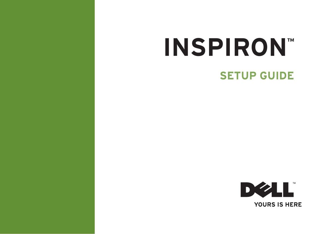 Dell 1011 Laptop User Manual