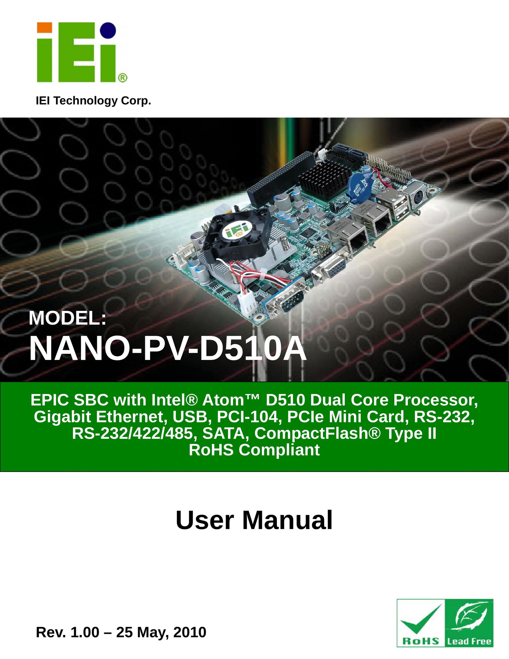 Dialogue Tech NANO-PV-D510A Laptop User Manual