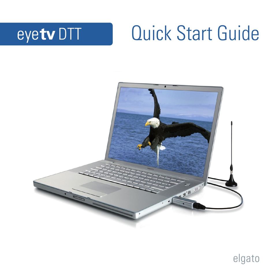 Elgato Eye TV DTT Laptop User Manual