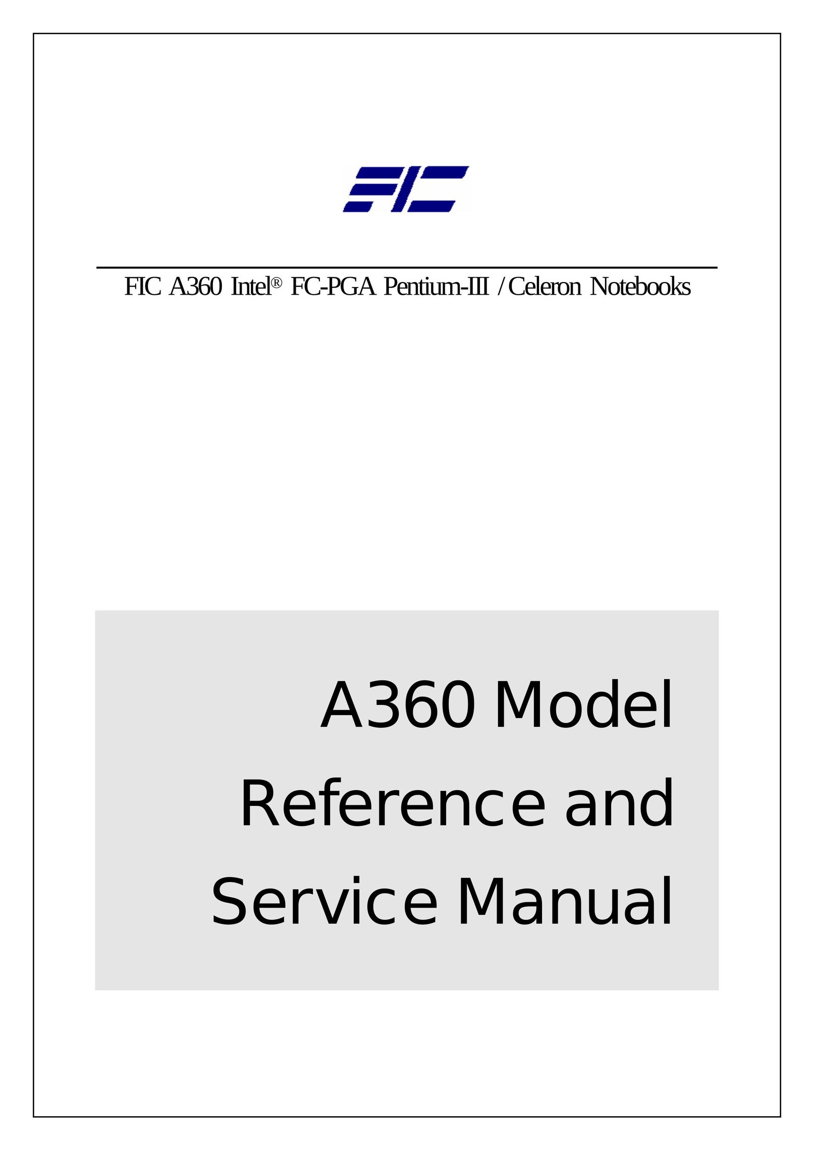 FIC A360 Laptop User Manual