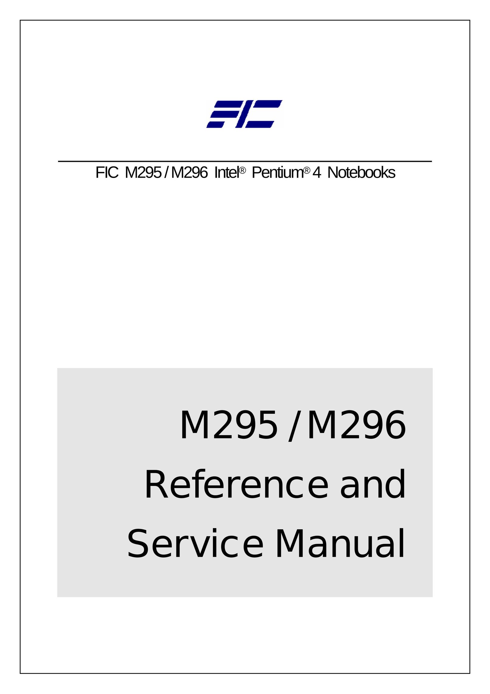 FIC M296 Laptop User Manual