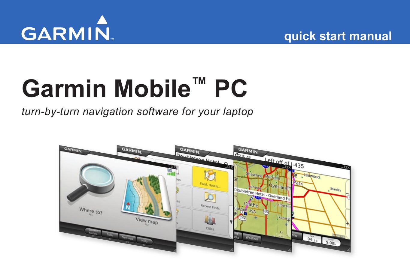Garmin Mobile PC Laptop User Manual