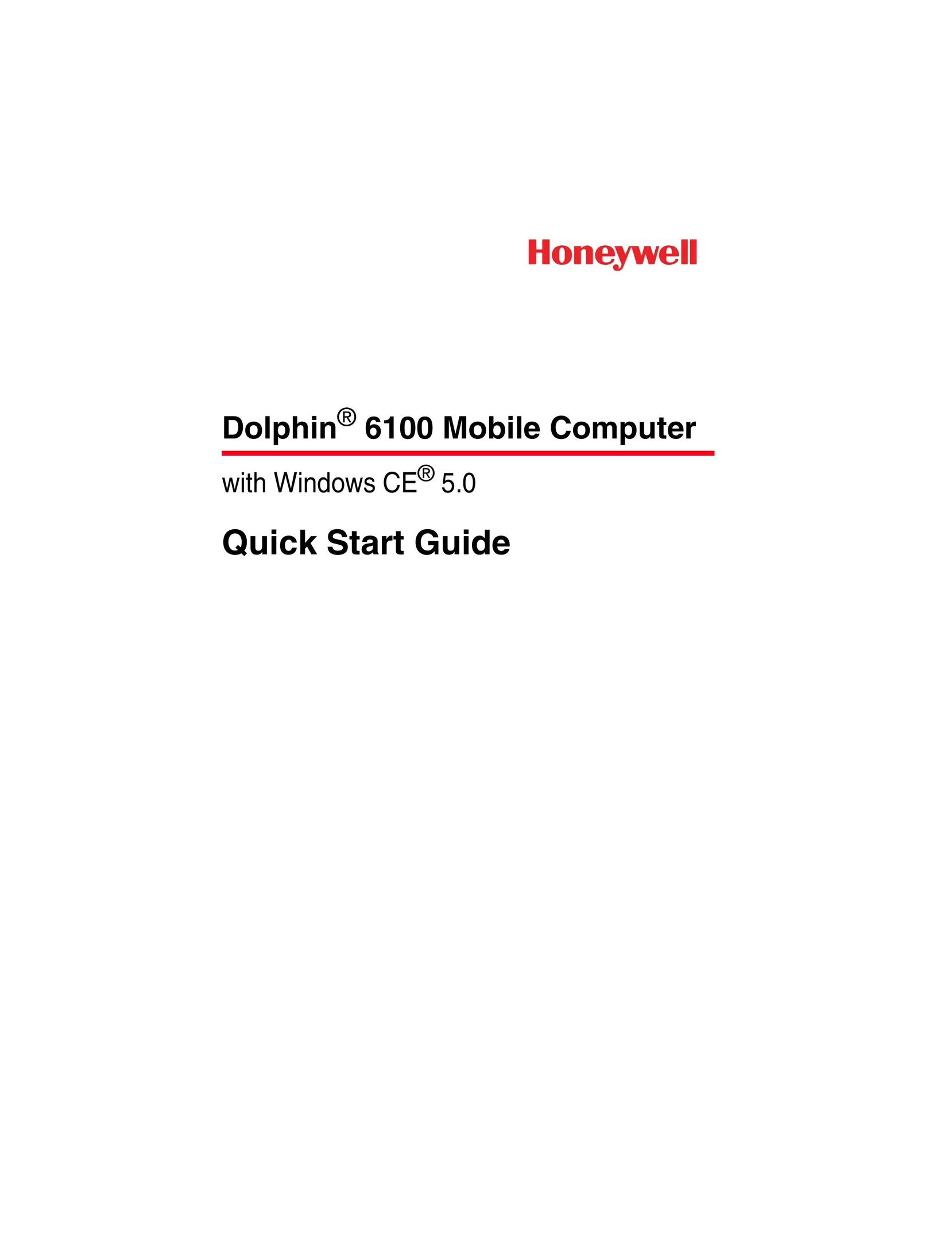 Honeywell 6100 Mobile Computer Laptop User Manual