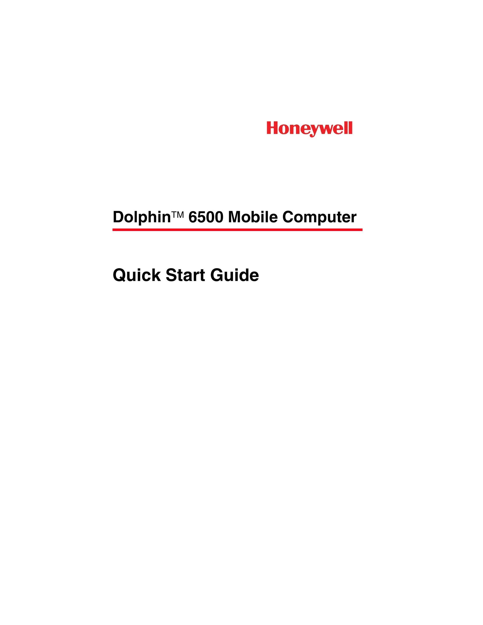 Honeywell 6500 Laptop User Manual