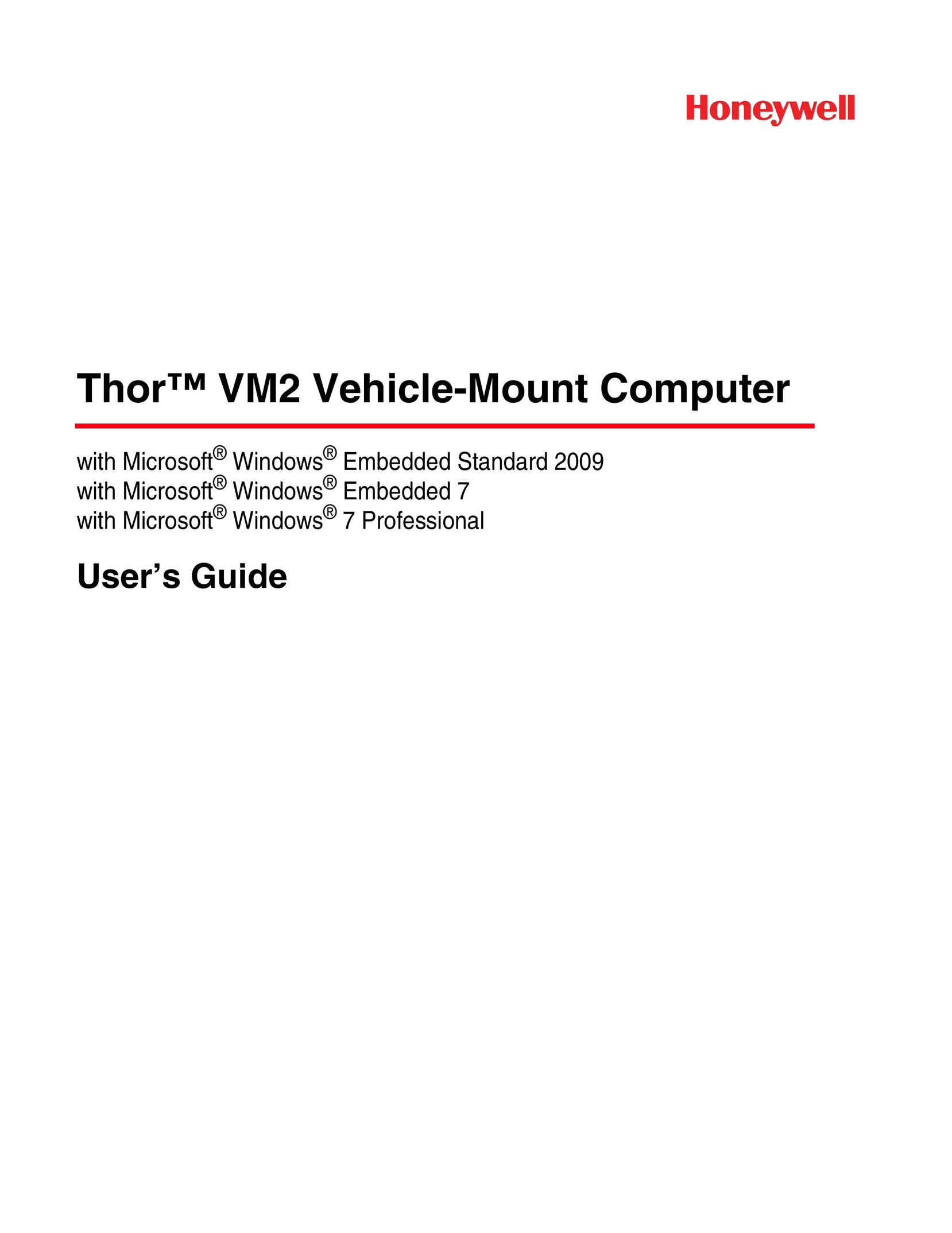Honeywell VM2 Laptop User Manual