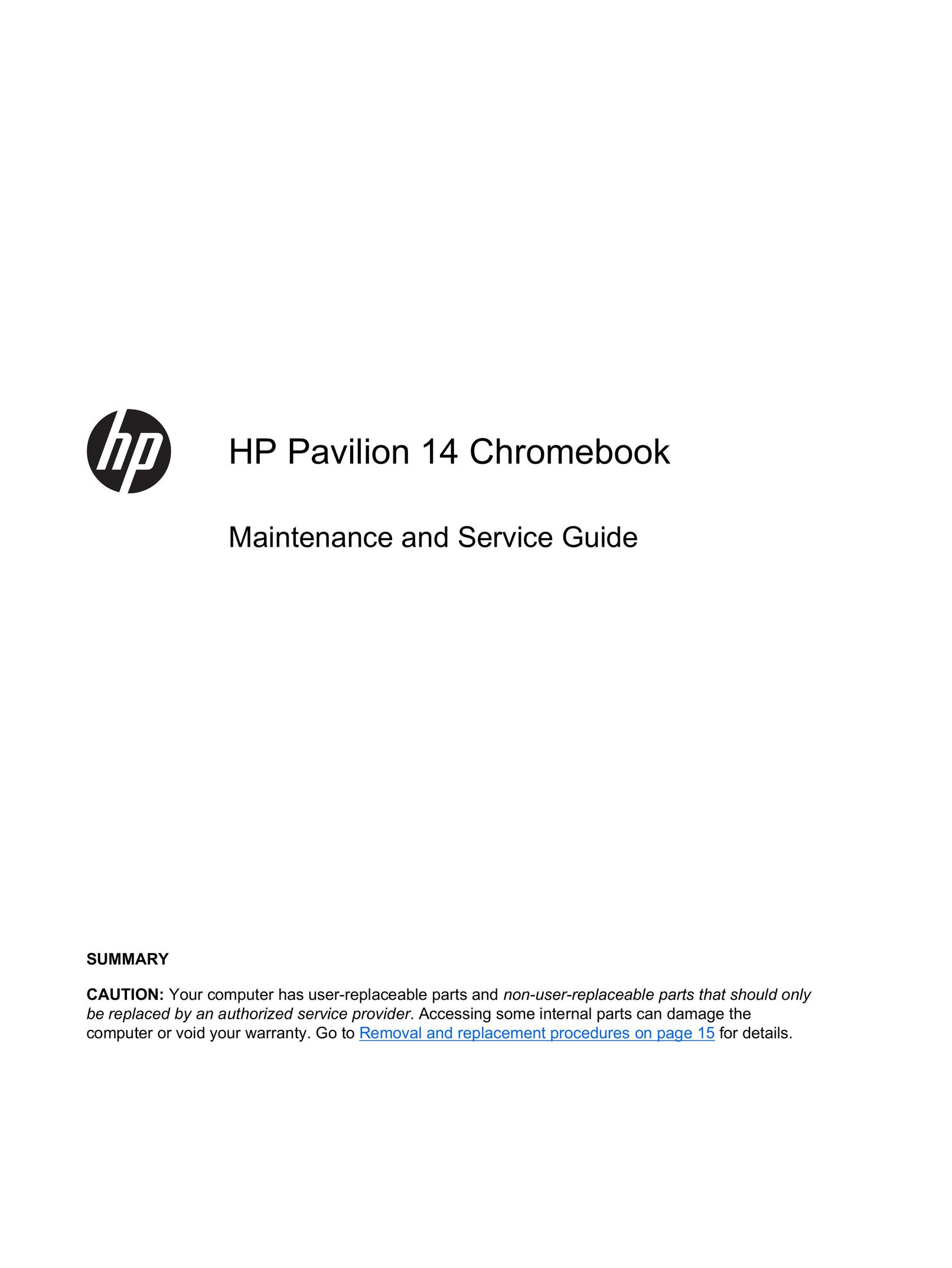 HP (Hewlett-Packard) 14-AK010NR Laptop User Manual