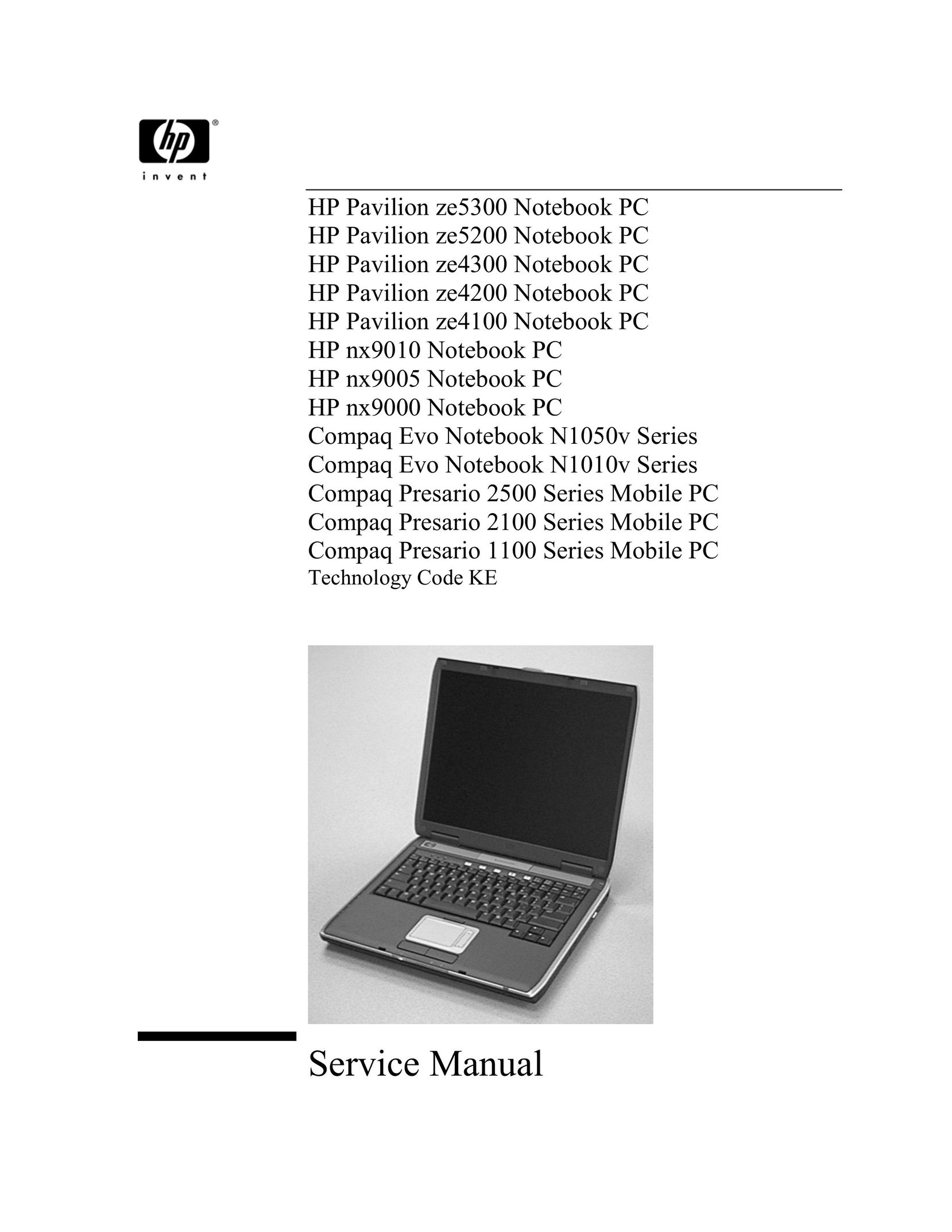 HP (Hewlett-Packard) 2100 Laptop User Manual