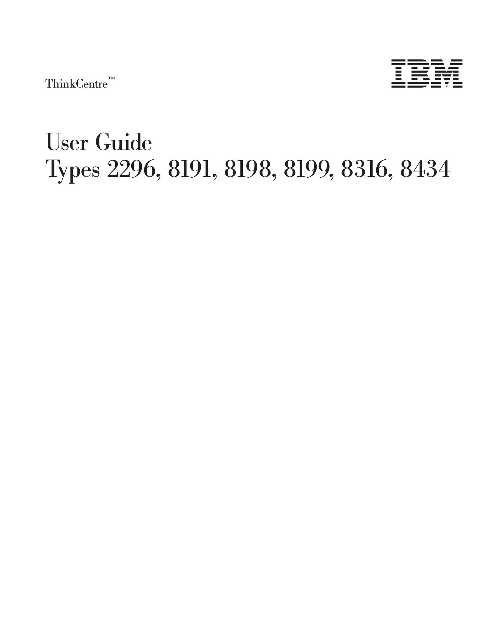 IBM 2296 Laptop User Manual