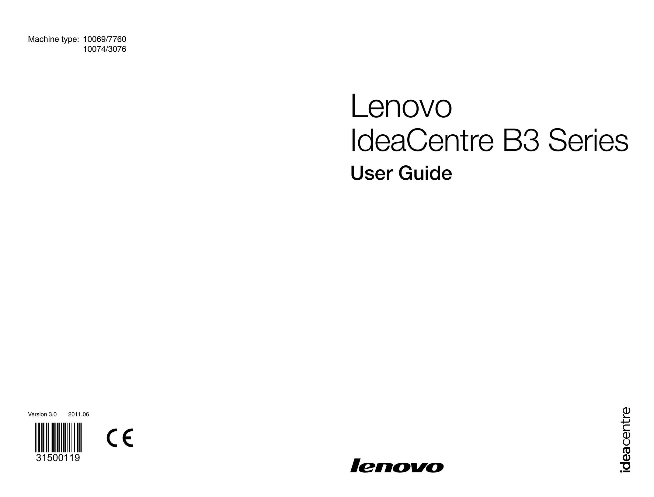 Lenovo 10074/3076 Laptop User Manual