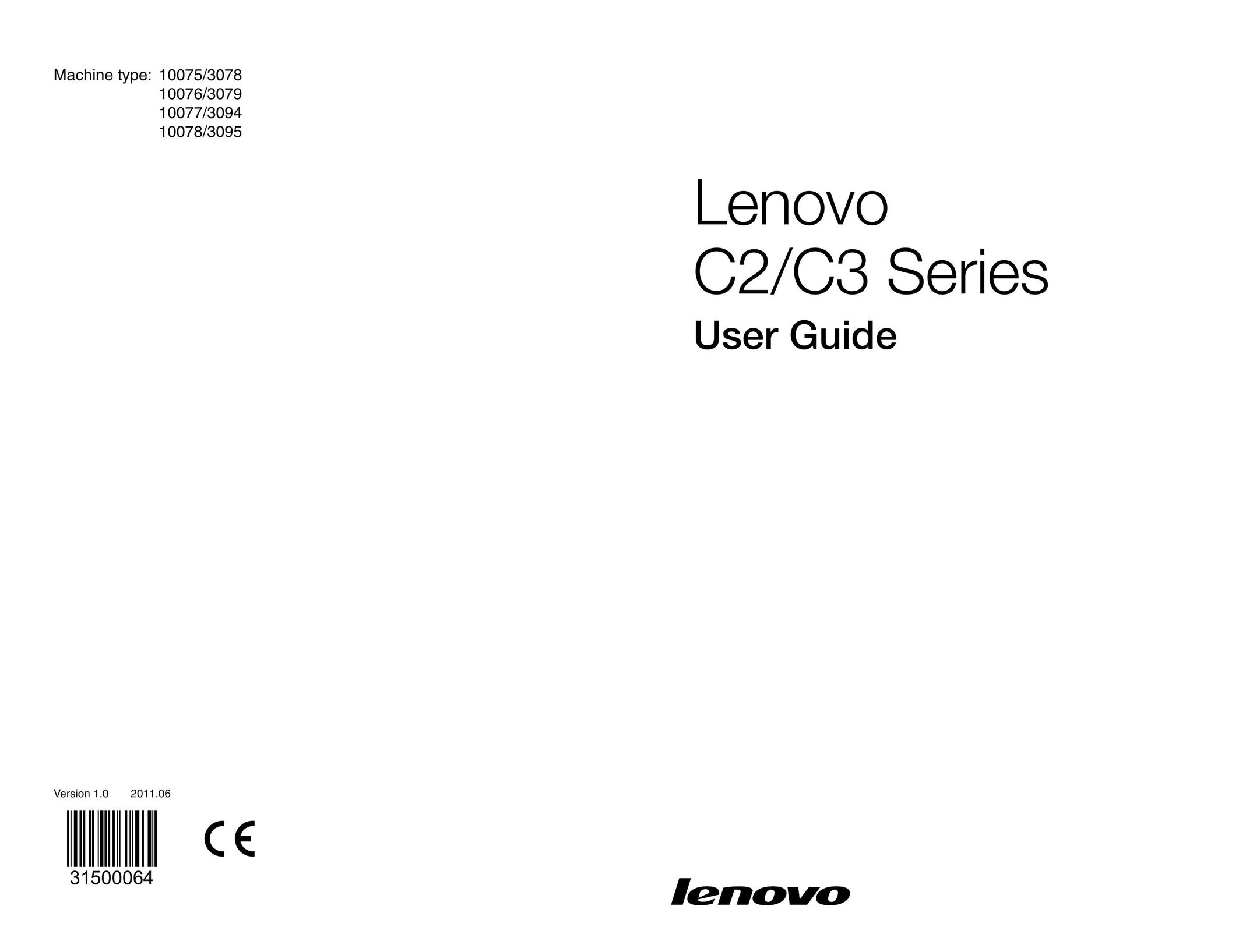 Lenovo 10078/3095 Laptop User Manual