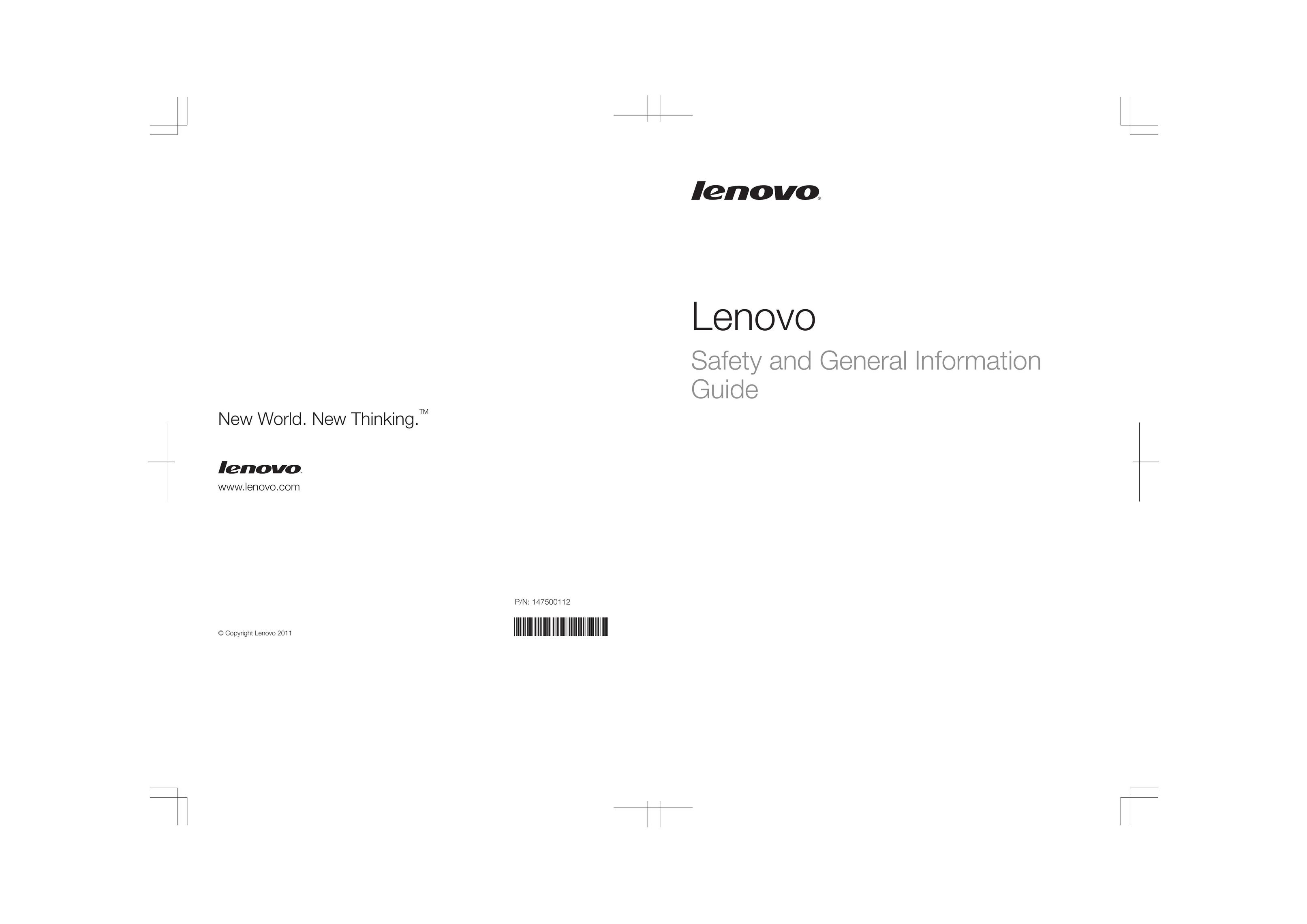 Lenovo 147500112 Laptop User Manual