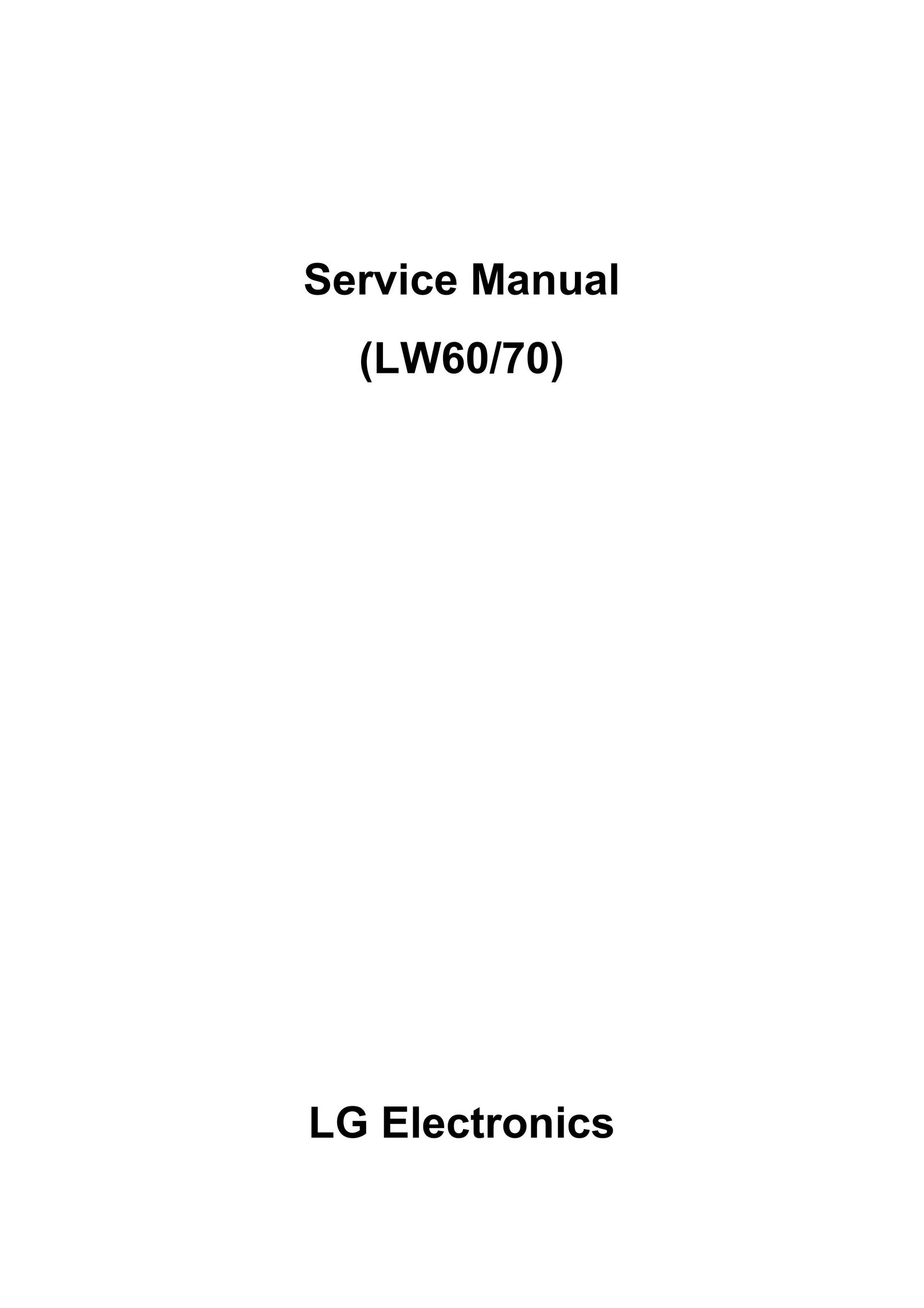 LG Electronics LW60 Laptop User Manual