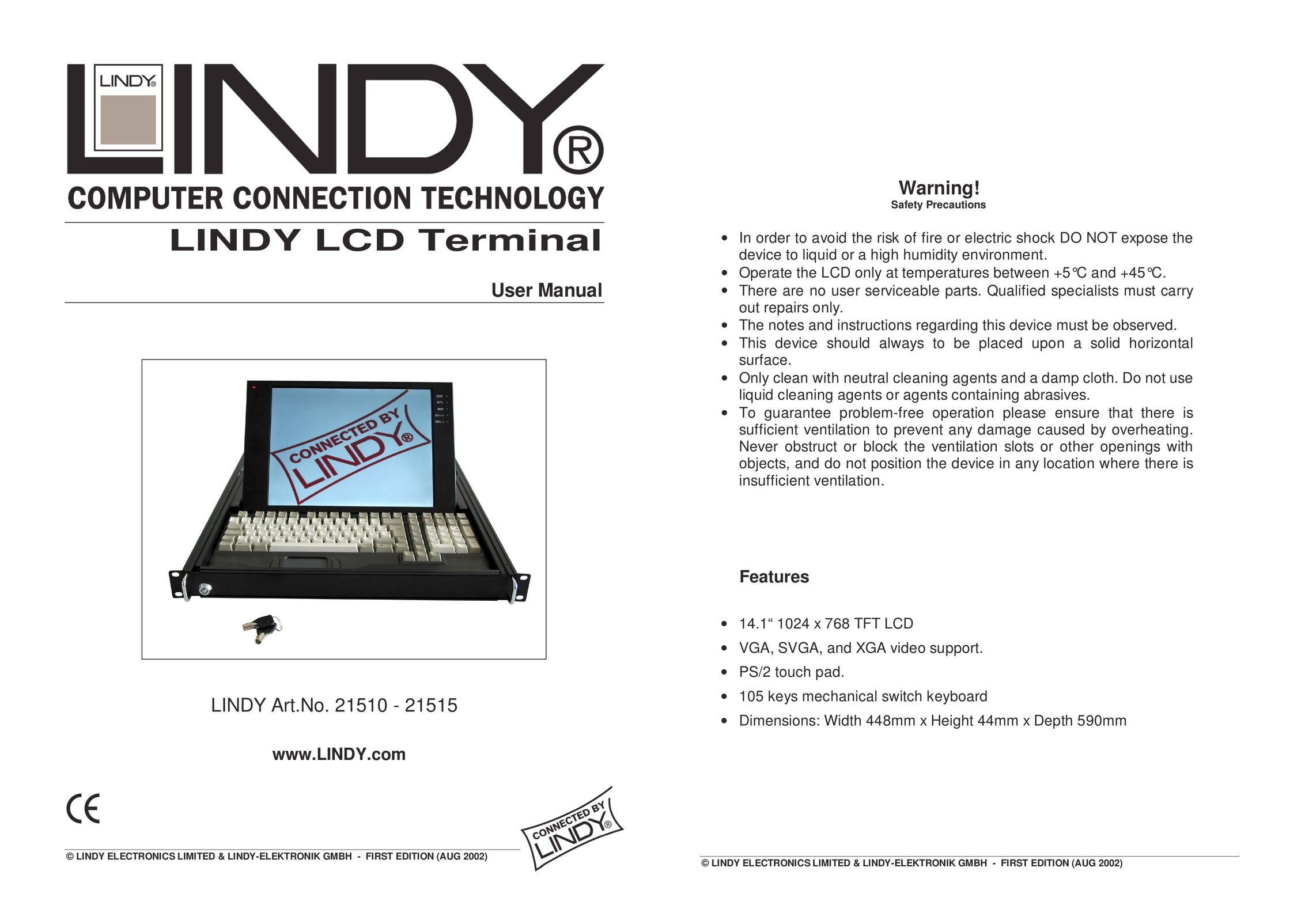 Lindy 21510 Laptop User Manual