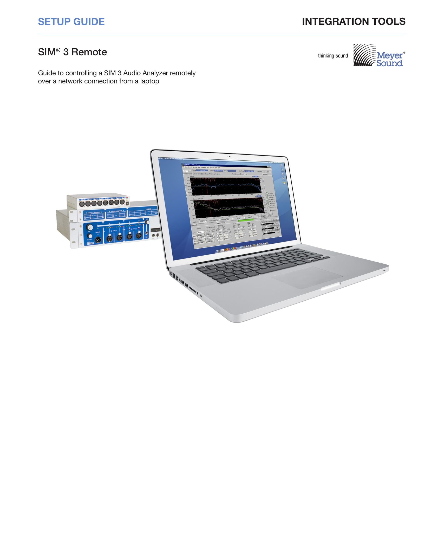 Meyer Sound SIM 3 Laptop User Manual