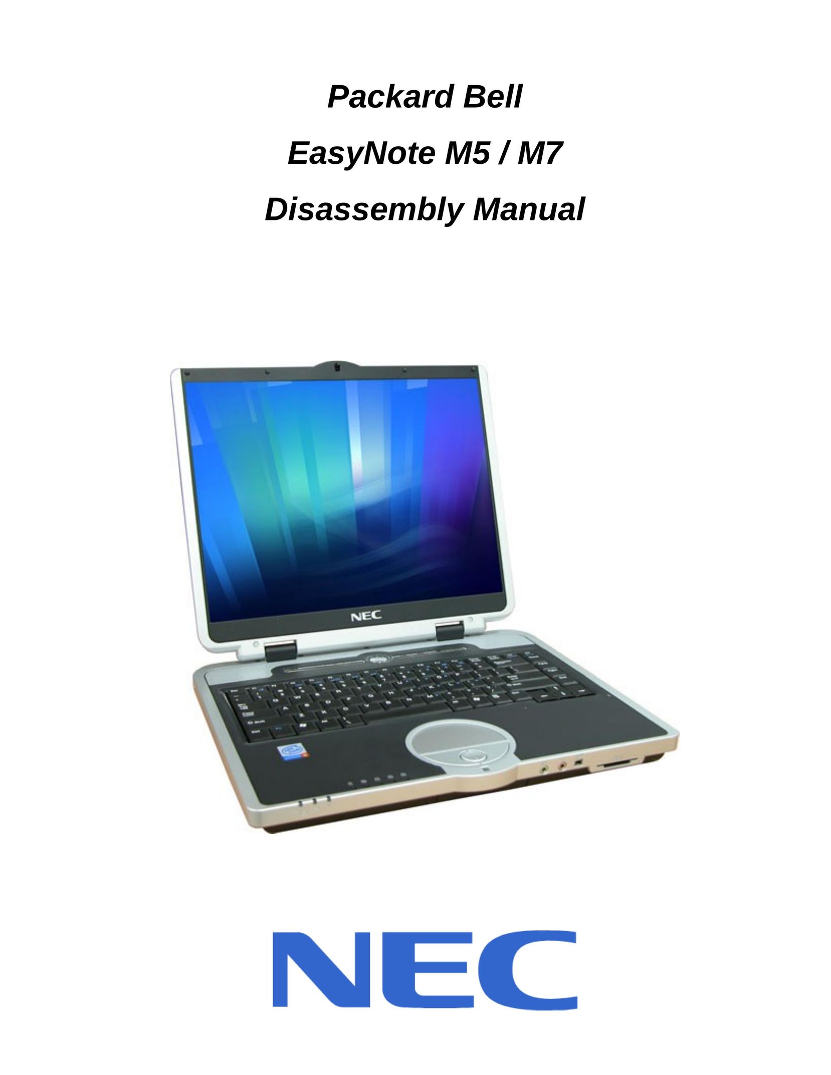 NEC M5 Laptop User Manual