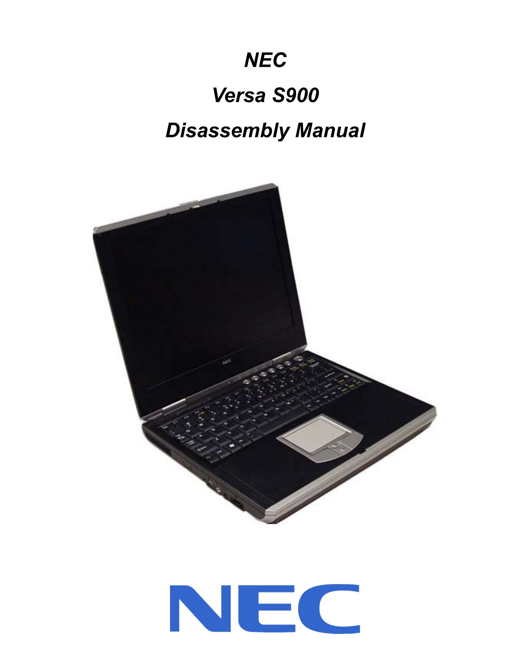 NEC S900 Laptop User Manual
