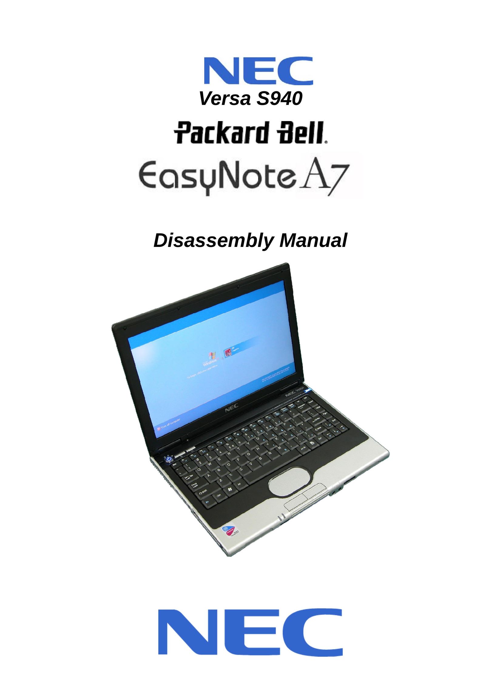 Packard Bell A7 Laptop User Manual