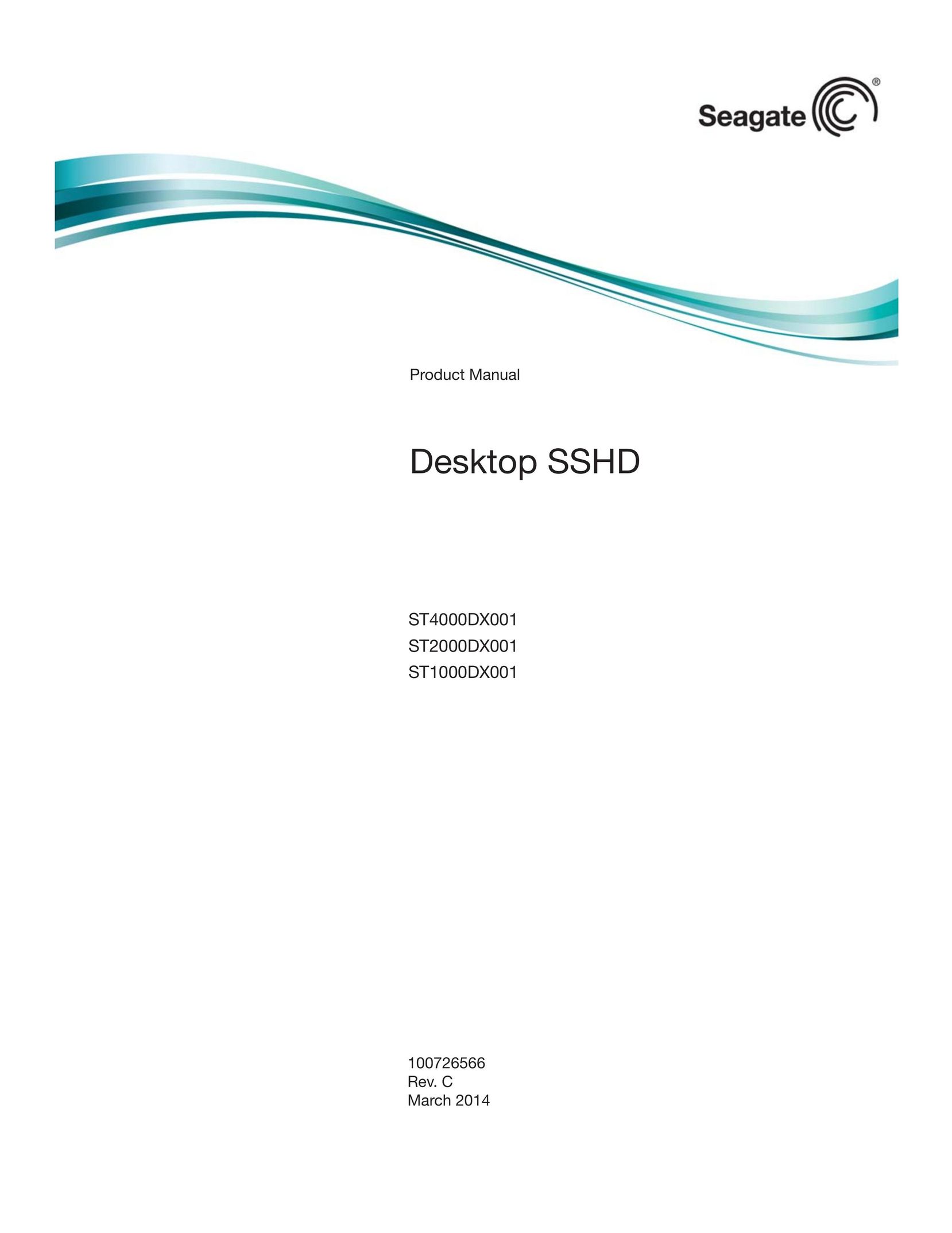 Seagate ST1000DX001 Laptop User Manual